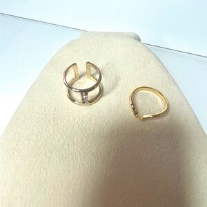Elegant Gold Ring Set
